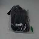 Kingsons Crossbody Bag for Men & Women Small Crossbody Casual Travel Tiny Sport Hiking Cycling Day Bag, Black, Tsa Lock Bag