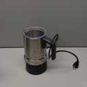 Milk Frother and Steamer [Upgraded], AMZCHEF All-in-1 Detachable Frother for Coffee 600W, Automatic Warm and Cold Foam Maker, Stainless Steel Jug, Dishwasher Safe, LED Display (Silver)