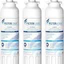 Filterlogic ADQ73613401 Refrigerator Water Filter, Replacement for LG® LT800P®, LT800PC, ADQ736134, ADQ73613402, LSXS26326S, LSXS26366S, LMXS30776S, LSXS26366D, LMXC23746S, 46-9490, 469490, Pack of 3
