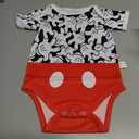 dicilly Cute Mouse Eyes Baby Bodysuit soft cartoon short sleeve clothing for baby romper for Boys Girls 3 Months - 24 Months, 0-3M