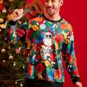 Arvilhill Men's Ugly Christmas Funny Graphic Long Sleeve Unisex Sweatshirt (S-3XL) (M)