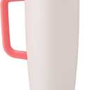 Owala FreeSip Tumbler - Stainless Steel-40-oz.-Orange/Tan(Sparkling Sherbet)