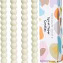 Ivory Taper Candles Stick Dripless Tall Taper Candle for Holiday Wedding Party Wax Unscented Dinner Candle Dripless,Christmas Gift H 10 Inch, 4pcsIvory-C-new