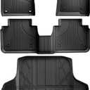 AOMSAZTO Floor Mats & Trunk Mat Fit for Honda Accord 2026 2025 2024 2023 (Gasoline & Hybrid), All Weather TPE Floor Liners with Cargo Mat, Waterproof Non-Slip Car Mats, Black