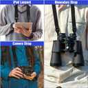 2 x DIVINA VITAE 5Pcs Adjustable Shoulder Strap Replacement Nylon Neck Lanyard Camera Neck Strap for Camera Crossbody Bag Binocular Tablet, Length Adjustable Between 25-59in