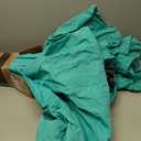 10FT Solar Umbrella 32 LED Lighted Patio Umbrella Table Market Umbrella w/Tilt and Crank, UV-Resistant Outdoor Umbrella for Pool, Garden, Deck, Turquoise Blue