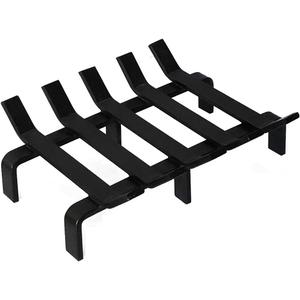 HiFlame Fireplace Log Grate Heavy Duty Solid Steel Wood Burning Fire Place Wood Stove Firewood Holder