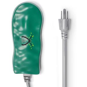 Birdbath Deicer Heater for Outdoors in Winter, Deicer for Birdbaths with Thermostatically Controlled, Made of Heavy Duty Premium Cast Aluminum, Perfect for Patio Yard and Lawn, 50 Watts, Green