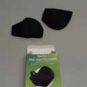 Welnove Gel Heel Protector Cups, Inserts Pads for Women Men, Plantar Fasciitis, Heels Spur Pain Relief, Achilles Tendonitis Dry Cracked Heel Support Cushion Black (W 4.5-9 / M 5-8)