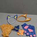 Kyson 6 PCS Blue Dog Ears Headbands,Halloween Cartoon Blue Heeler Puppy Cosplay Costume Accessories Birthday Present for Kids