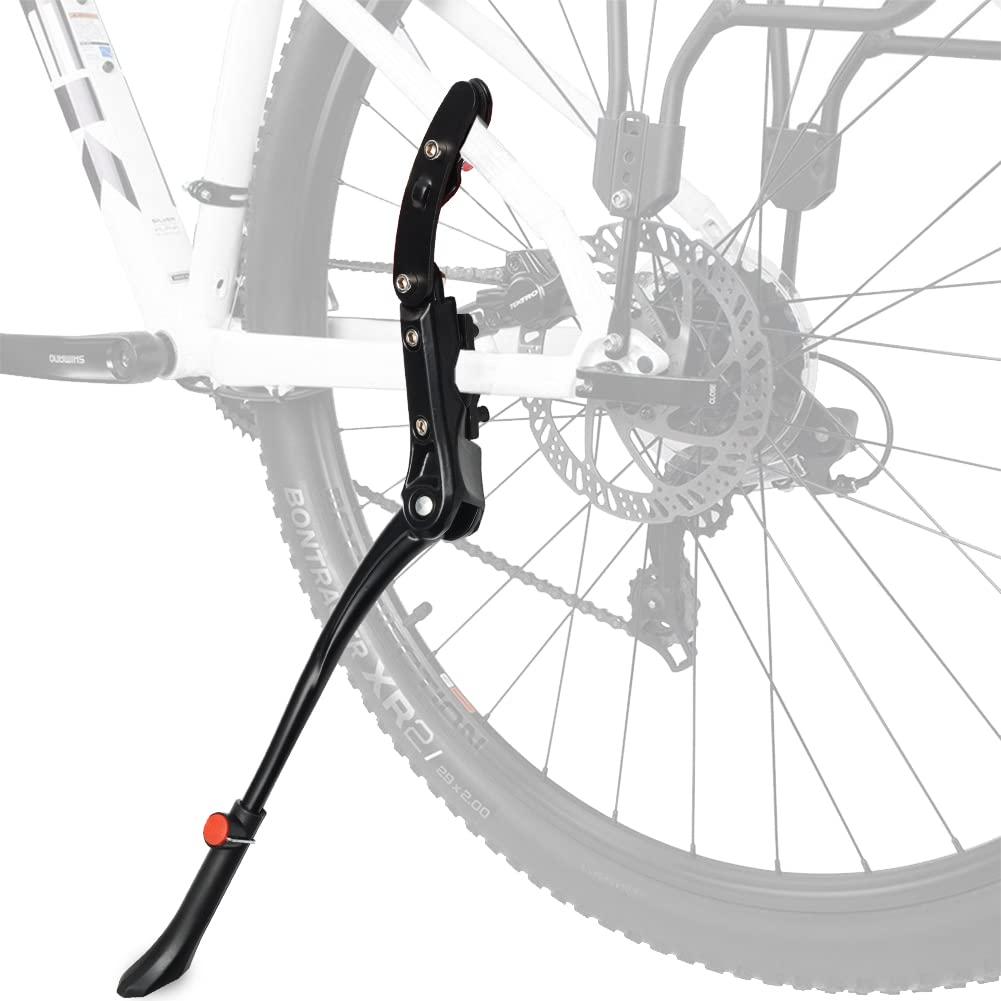 TOPCABIN Adjustable Aluminium Alloy Bicycle Kickstand - Fit for 22-24-26-28 inch Mountain/Road/BMX/MTB Bike (Three-support)