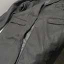 SOMTHRON Men's Casual Trench Coat Slim Fit Notched Collar Long Jacket Overcoat Single Breasted Pea Coat wih Pockets 2XL, Black 