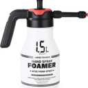 FOSHIO Car Wash Foam Pump Sprayer 0.4 Gallon, Hand Pump Pressure Sprayer with Trigger Lock Water Sprayer for Car Detailing, Lawn and Garden