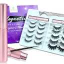 Eyelash Growth Serum & Magnetic Eyelashes With Eyeliner Kit