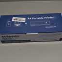 Portable Printers Wireless for Travel, N80 Wireless Thermal Printer Bluetooth Inkless Printer Support 8.5" X 11" US Letter & A4 Size, Compatible with iOS, Android, Laptop for Office, Home, Car, Black