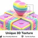 2 Pcs 3D Printed Puzzle Gift Box with Screws - Funny Prank Money Box for Adults, Annoying Gag Gift for Birthday Christmas Valentine's Day, Boyfriend Girlfriend Lover
