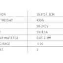 ARTIX Incandescent Pod Lamp, Motion-Activated Desk Lamp, White Satin-Finish with USB Charging Ports and Smart Eye Protecting Technology with No-Touch Dimming Ability