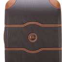 DELSEY PARIS Chatelet Air 2.0 Hardside Luggage with Spinner Wheels, Chocolate Brown, Checked-Medium 24 Inch