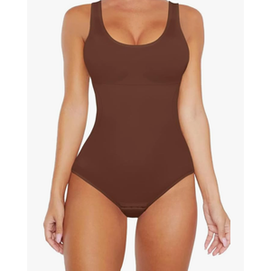 Bodysuit for Women - Tummy Control Seamless Tops Compression Butt Lifting Shapewear Bodysuits, Size XS/S