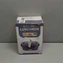 Vingud Electric Lunch Box for Adults, Heated Lunch Box Food Warmer, 80W 1.5L Portable Heating Lunchbox for Men/Work/Car/Truck, 12V 24V 110V Lonchera Elctrica Porttil Christmas White Elephant Gifts (Gray)