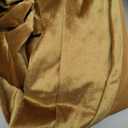 BULBUL Velvet Gold Curtains 84 inch Length- Living Room Blackout Thermal Window Drapes Darkening Decor Grommet Curtains for Bedroom Set of 2 Panels