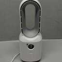 let'me 13 Inch Desk Fan, Bladeless Table Fan, 106 Oscillating Fan Touch Control with 3 Speeds and Night Light, Small Quiet Desk Fan for Personal, Office, Nightstand (white)