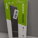 seenda Bluetooth Keyboard and Mouse Combo for Mac, SKM64-2 Rechargeable Slim Wireless Keyboard Mouse Compact, 3 Multi-Device Connection, Compatible for Mac, MacBook Pro/Air, iPad, Black Gray