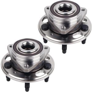 PAROD Pair 513288 Front/Rear Wheel Hub Bearing Assembly Compatible with Chevy Malibu, Impala, Equinox, GMC Terrain, Buick Lacrosse, Cadillac XTS, CTS, Regal, 5 Lugs w/ABS