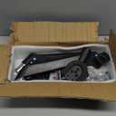 Suptek Monitor Mount Gas Spring Monitor Arm Desk Mount Fully Adjustable Fits 17 20 22 23 24 26 27 32 35 inch Monitors Weight Capacity up to 24.25 lbs (black)