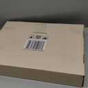 Ottoman Tray Large Wooden Serving Tray with Handles 18"x13" Acacia Wood, Decorative Butler Tray Designed in USA with Anti Slip Pads for Coffee Table, Living Room, Breakfast, Kitchen