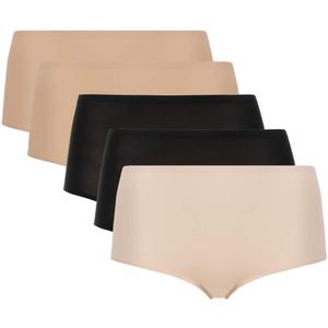 Chantelle womens Softstretch Seamless High Waist Full Brief (One Size, Black, Nude, Nude Blush (5 Pack))