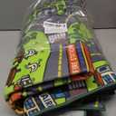 Upgrade Ultra Non Slip Kids Car Rug, Kids Road Playmat Rug for Toy Cars, Educational Town City Map Washable Carpet for Boy Playroom Bedroom, Safer Car Track Play Mat for Children Baby Toddler, 60"x36" (Grey Green)