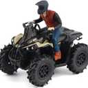 Diecast Masters BRP Bombardier Models 1:32 Scale Diecast Replica Can-Am Renegade X mr 1000R, Desert Tan & Carbon Black | Item 60011