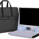 Damero Carrying Tote Bag Compatible with Apple 21.5" iMac Desktop Computer, Travel Storage Bag for iMac 21.5-inch and Other Accessories, Black, Fit for 21.5" IMac