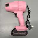Cordless Leaf Blower Fusihwa 21v Battery 300m³/h 80km/h Pink