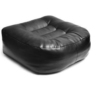 YOUFI 6 Inch Leather Adult Car Booster Seat Cushion for Short People, Black