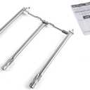 DELSbbq 69787 Grill Burner Tubes for Weber Spirit 300 Series and Spirit II 300 Series, Spirit E310 E320 E330 S310 S320 S330 SP330 Gas Grills with Up Front Controls, Stainless Steel 304, 18 Inch