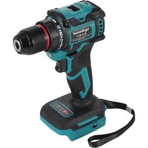 354 In-lbs Cordless Drill Driver for Makita 18V Battery, 3/8" Keyless Chuck, 21+1 Torque Settings, 1980 RPM, LED Light (Turquoise and Black)