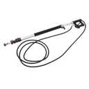 Pressure Washer Extension Wand, 5 Section Retractable with 5 Spray Nozzle Tips & 2 Hose Adapters, Telescoping Power Washer Lance for Soffits, Ledges, Drains