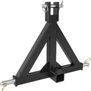 YINTATECH 3 Point 2" Receiver Trailer Hitch Heavy Duty Drawbar Adapter Category 1 Tractor Tow Compatible for Kubota, BX, LM25H, WLM Tractor, NorTrac, Yanmar, Kioti, Cat, John Deere