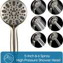 WRISIN Tub Shower Faucet Set with Valve, Bathtub Shower Faucet Set with Handheld Spray