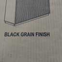 Henn&Hart 28" Wooden Accent Cabinet, Sideboard Buffet Cabinet with 2 Panel Doors, an Adjustable Shelf and Cable Management Cut-Out for Living Room, Dining Room, Bedroom or Entryway, Antiqued Gray Oak (Black Grain)