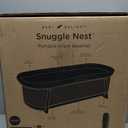 Baby Delight Snuggle Nest Bassinet, Portable Baby Bed, for Infants 0 5 Months, Driftwood Grey
