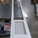 Ideal Pet Products Aluminum Pet Patio Door, Adjustable Height 77-5/8" to 80-3/8", 7" x 11-1/4" Flap Size, White