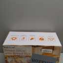 Kiss Core Upgrade Bread Slicer for Homemade Bread with Bread Box, Bread Slicing Guide Adjustable Width, Foldable and Compact Cutting Guide with Crumb Tray, Suitability for Homemade Bread, Bagels,Cakes