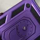 SURITCH for Samsung Galaxy S25 Plus Case with 360 Rotatable Hand Strap Phone Grip & Invisible Kickstand & Slide Camera Cover, Rugged Shockproof Protective Cover for S25 Plus -Dark Purple