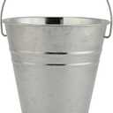 JEUIHAU 25 PCS 5x4.5 inch Galvanized Mini Buckets - Tin Pails for Parties, Ice, Snacks, Craft, Decorations, Garden Planters