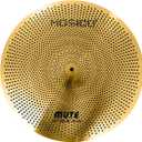 Mosico Low Volume Cymbal Pack Golden 7pcs 14"Hihats 16"Crash 20"Ride 10" Splash 16"Ozone Stacker 18" China Cymbal Cymbal Bag