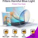 VISOONE Square Brown Blue Light Blocking Glasses TR90 Vintage Men Women ALBA