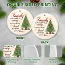 WRAPIX Christmas Ornament Gifts for Women Men - Ceramic Christmas Ornaments 2025 with Card for Tree Decorations - Family Birthday Stocking Stuffers Gifts for Mom Dad, Sister Brother, Grandma Grandpa